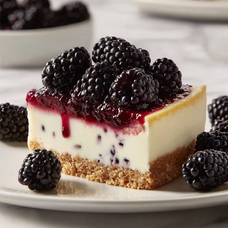 No Bake Blackberry Cheesecake Recipe