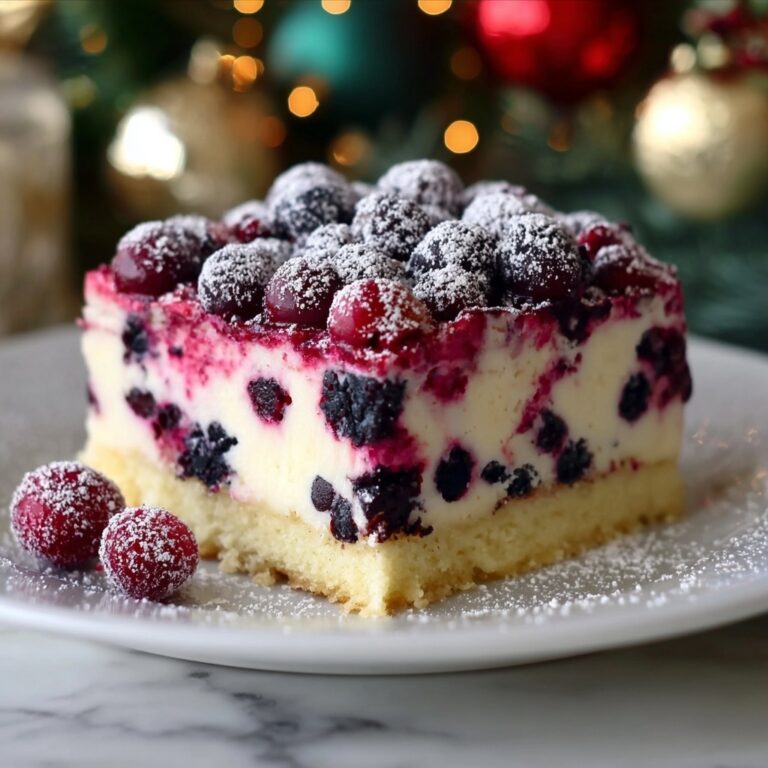 Christmas Cranberry Poke Cake Recipe