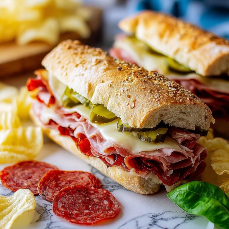 Baked Italian Sub Sandwiches Recipe