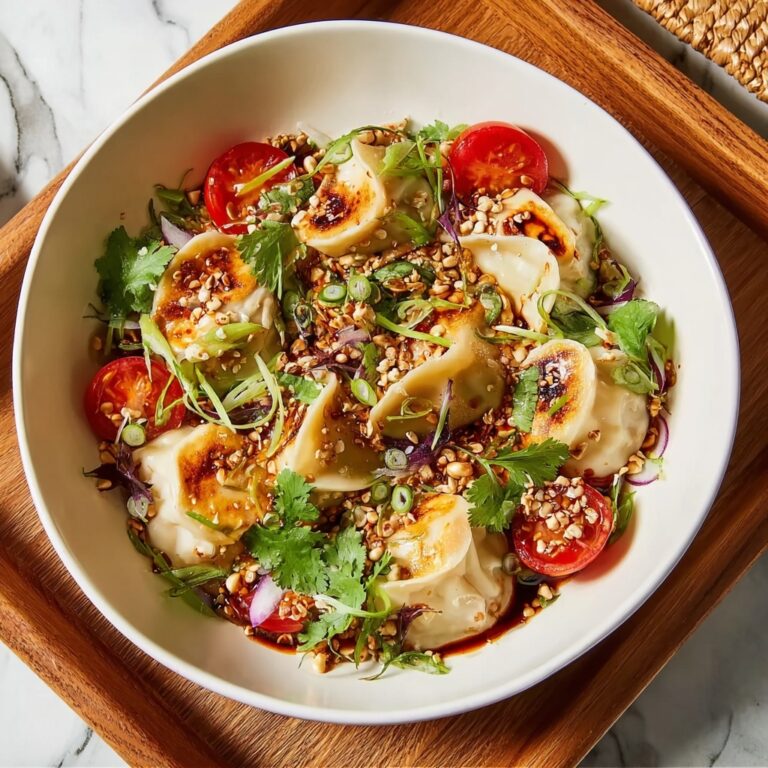 Viral Crispy Dumpling Salad Recipe