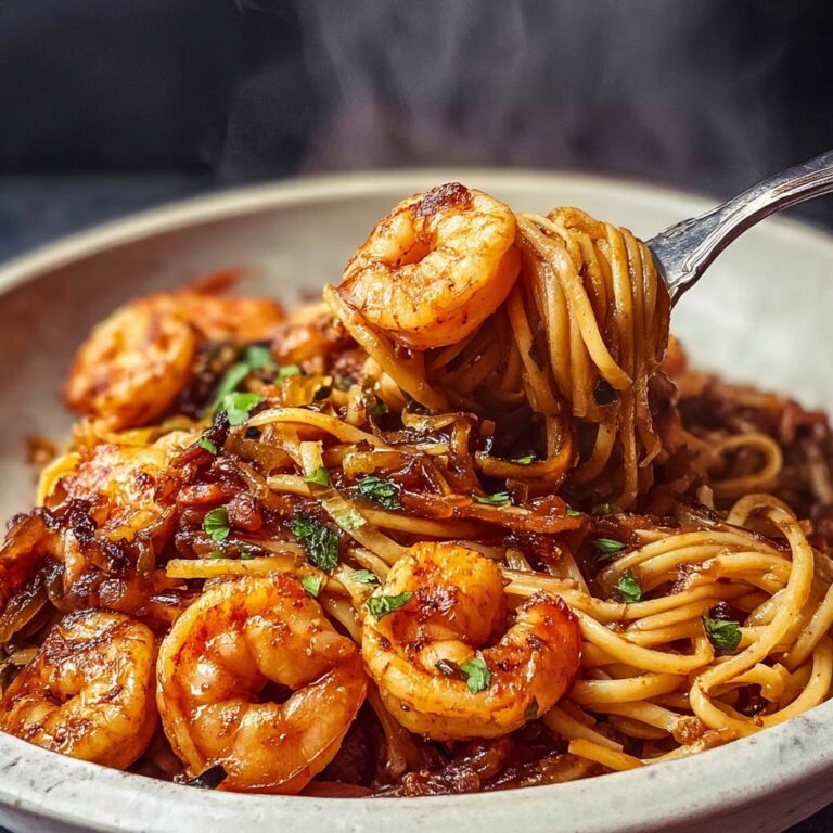 Chili Crisp Shrimp Scampi Recipe