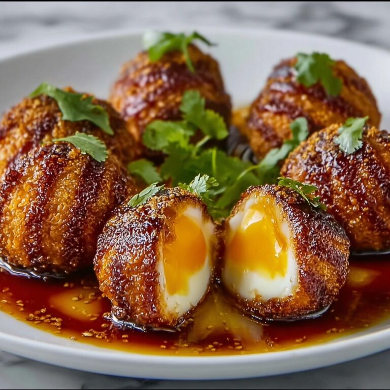 Armadillo Eggs: Spicy Jalapeño and Sausage Cheese-Stuffed Bacon-Wrapped Bites Recipe