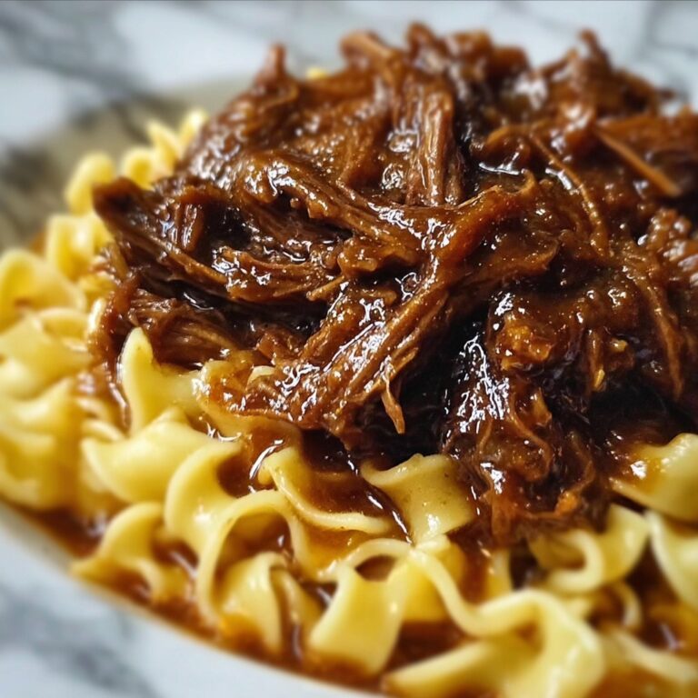 Crock Pot Mississippi Beef Noodles Recipe