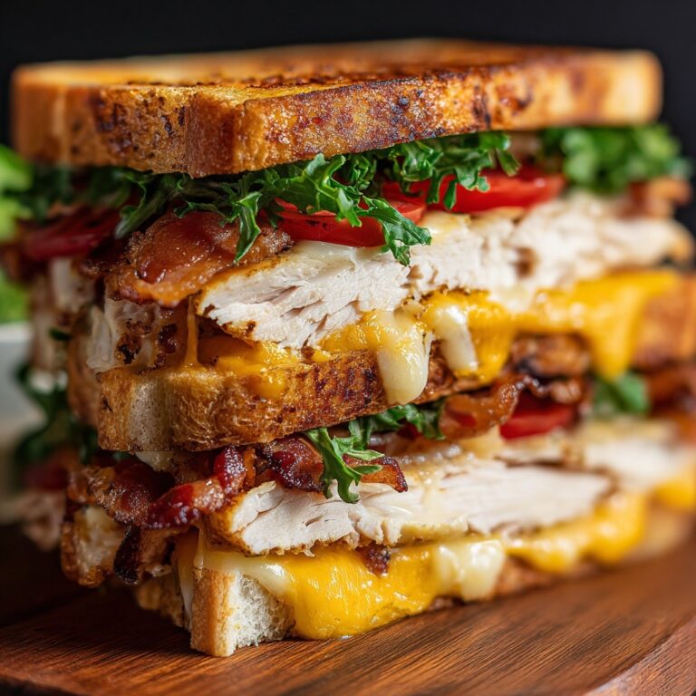 Cheddar and Bacon Turkey Melt Sandwich Recipe