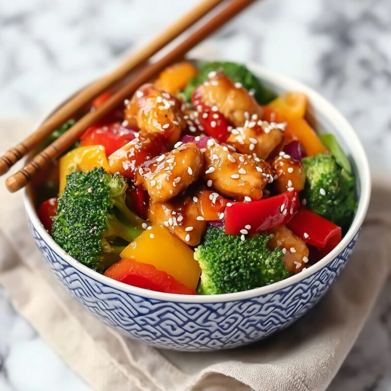 Chicken Stir Fry with Vegetables and Honey Soy Sauce Recipe