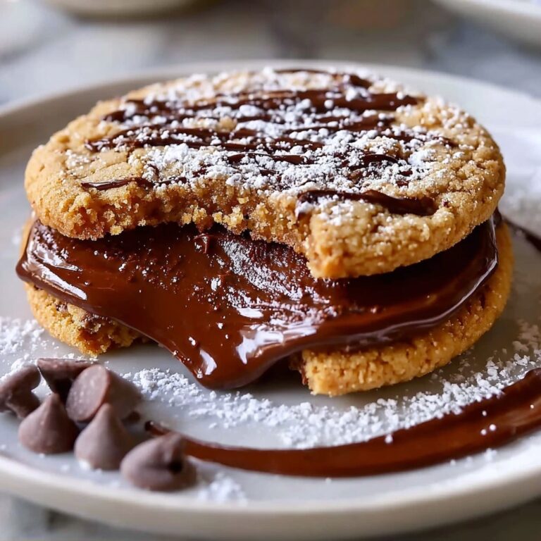 Nutella-Stuffed Deep Dish Churro Skillet Cookie Recipe
