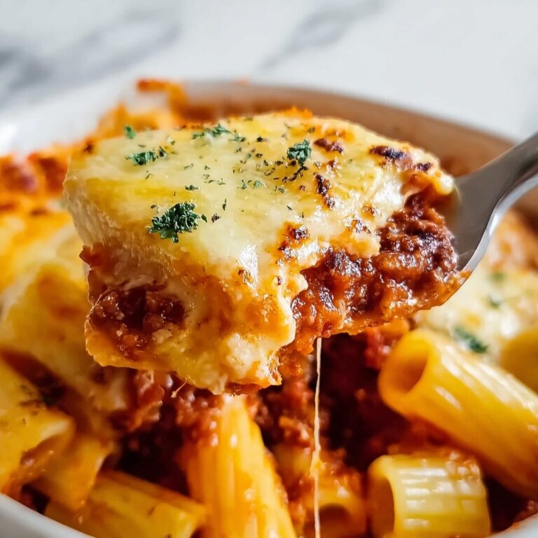 Three Cheese Baked Ziti Recipe