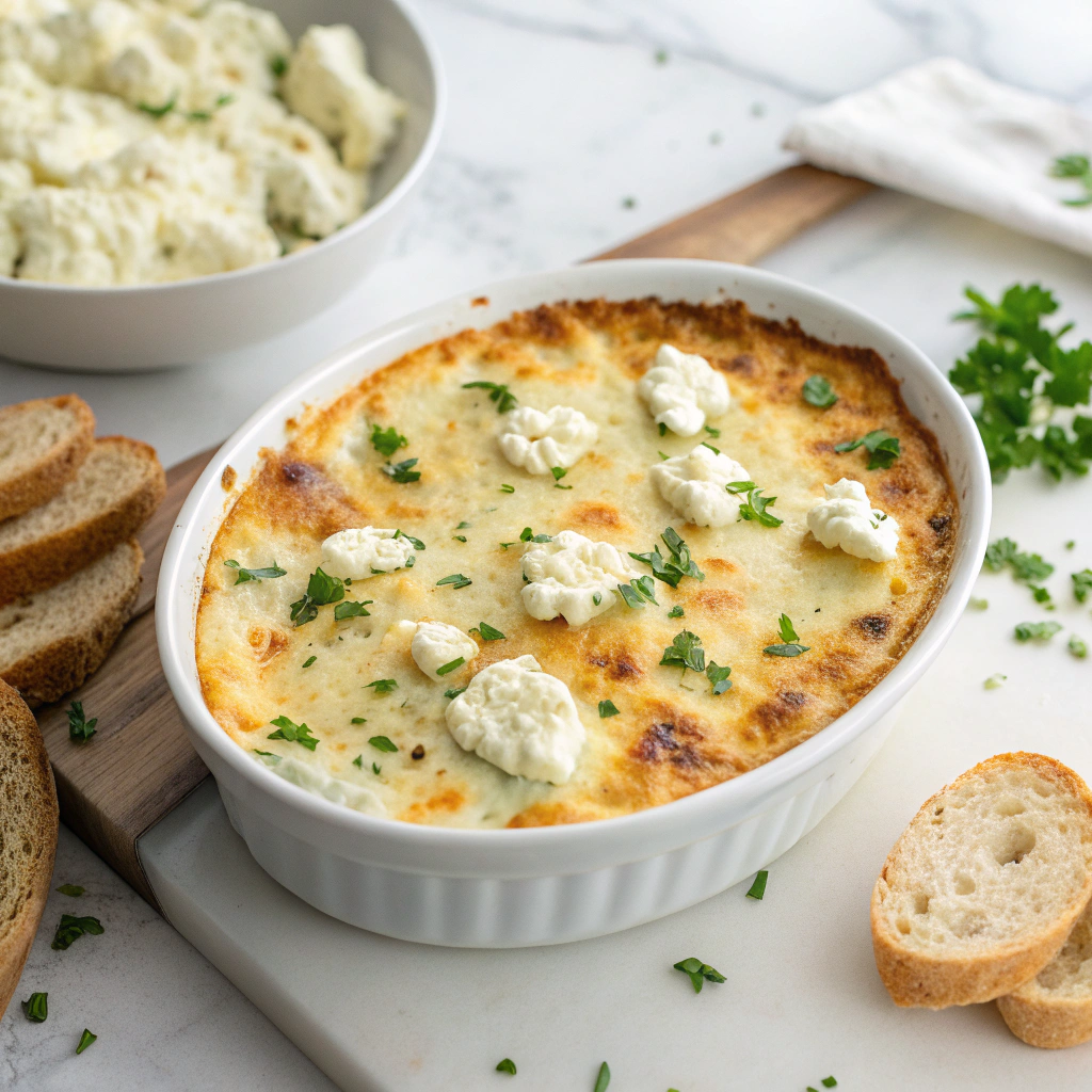 Creamy Chicken Alfredo Dip Recipe - Recipe Image