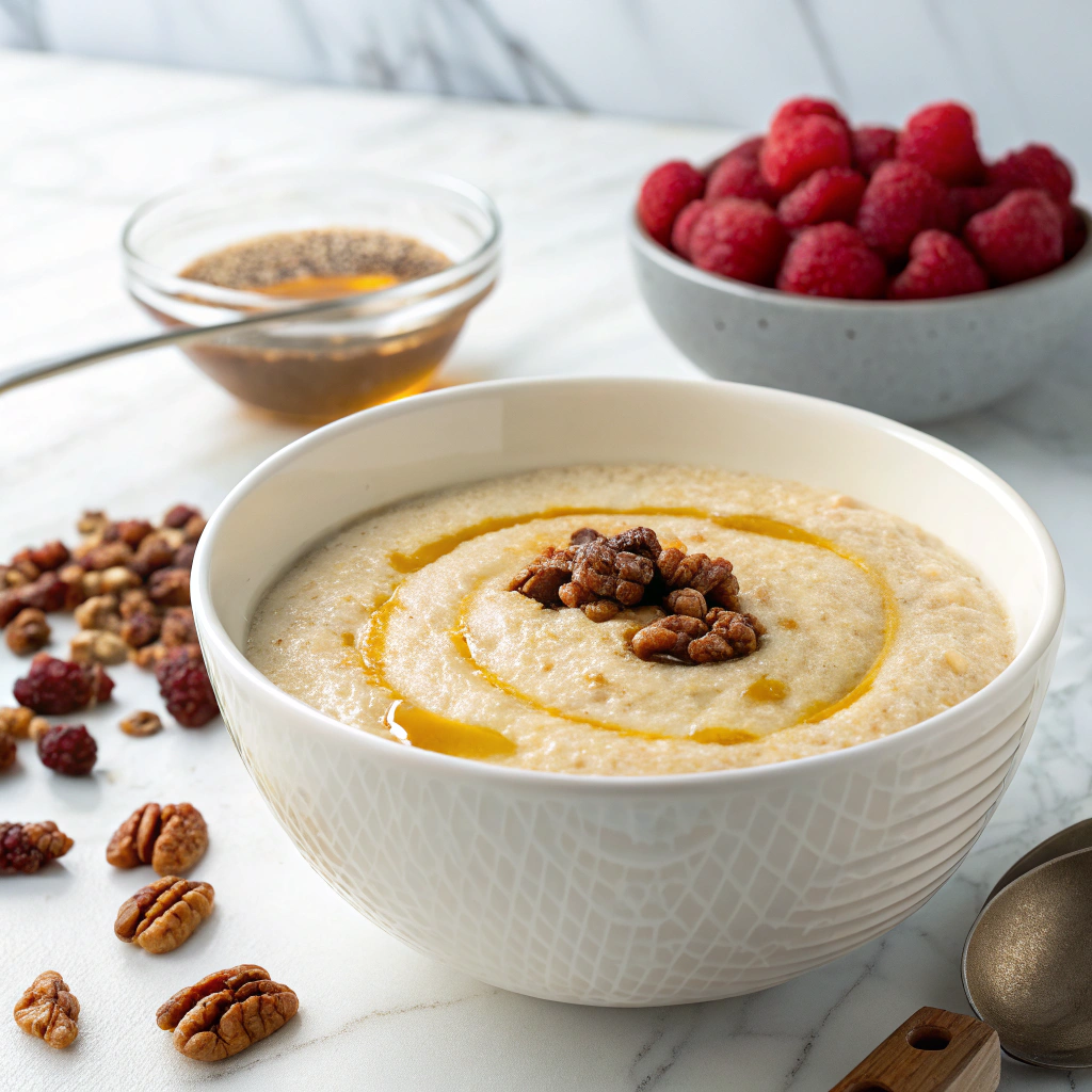 Creamy Vanilla Millet Porridge Recipe - Recipe Image