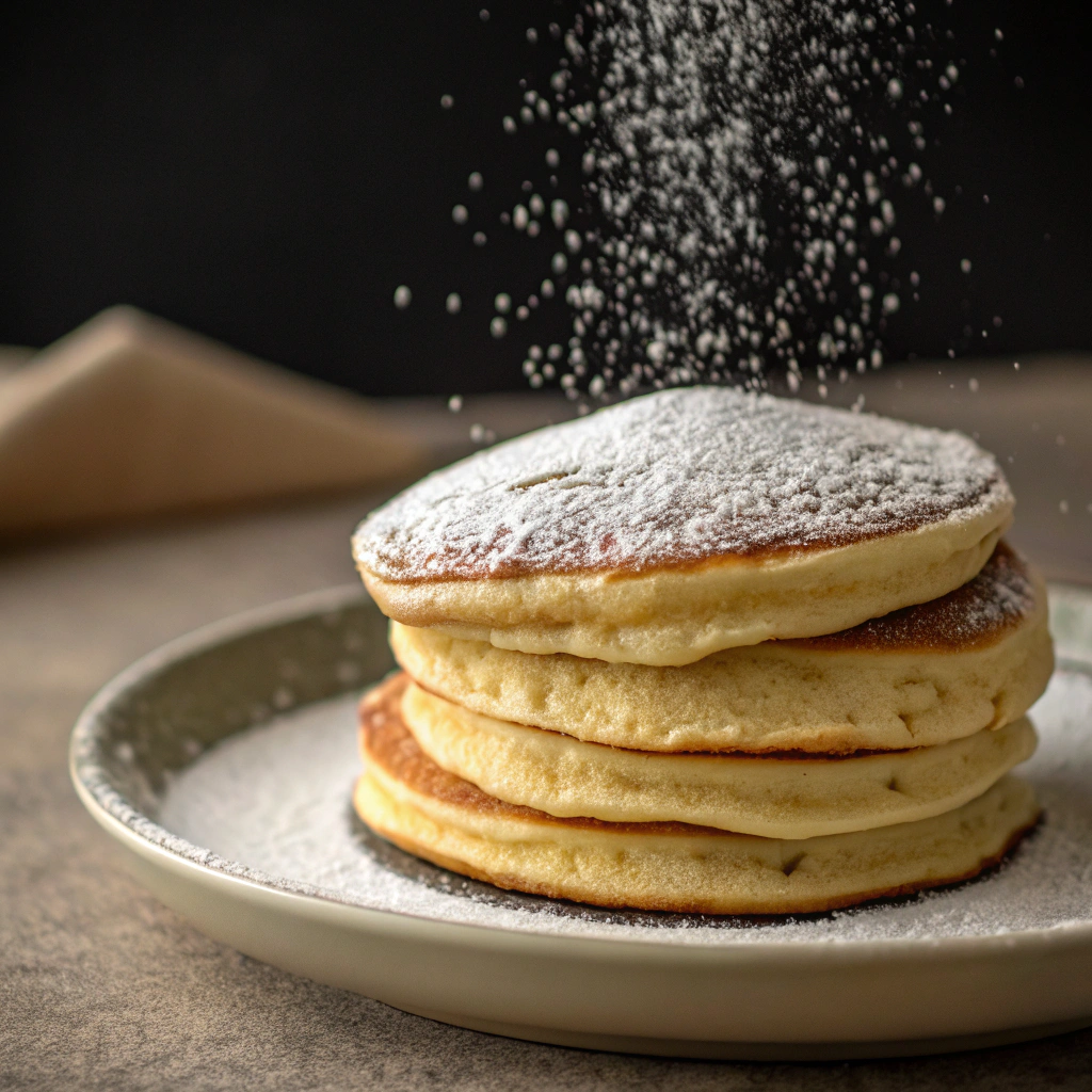 Fluffy Japanese Soufflé Pancakes Recipe - Recipe Image