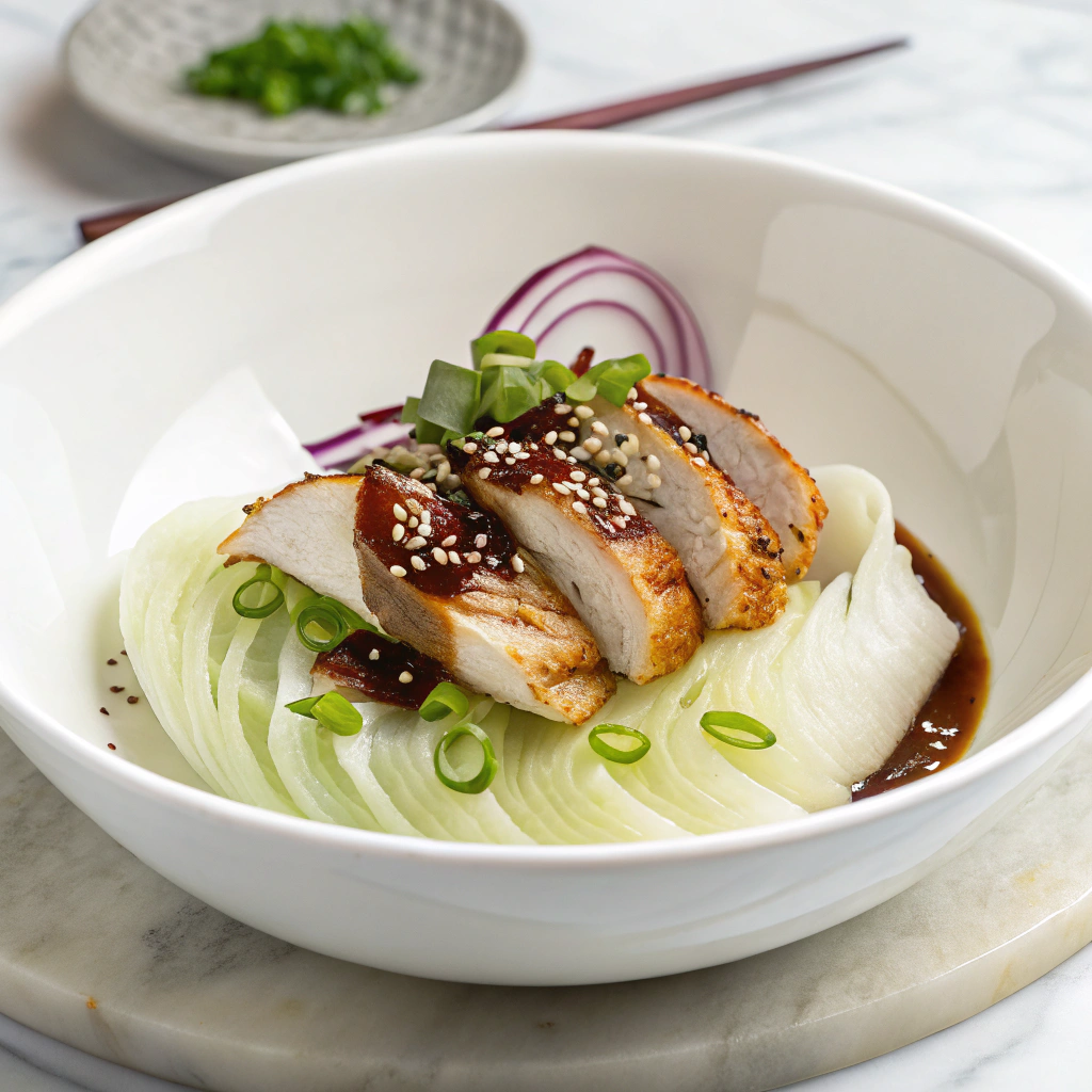 Chicken Egg Roll Bowls: A Healthy and Flavorful Twist on a Classic Dish Recipe - Recipe Image