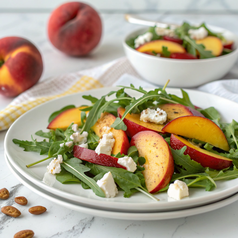 Arugula Nectarine Salad : A Bright Summer Salad Recipe