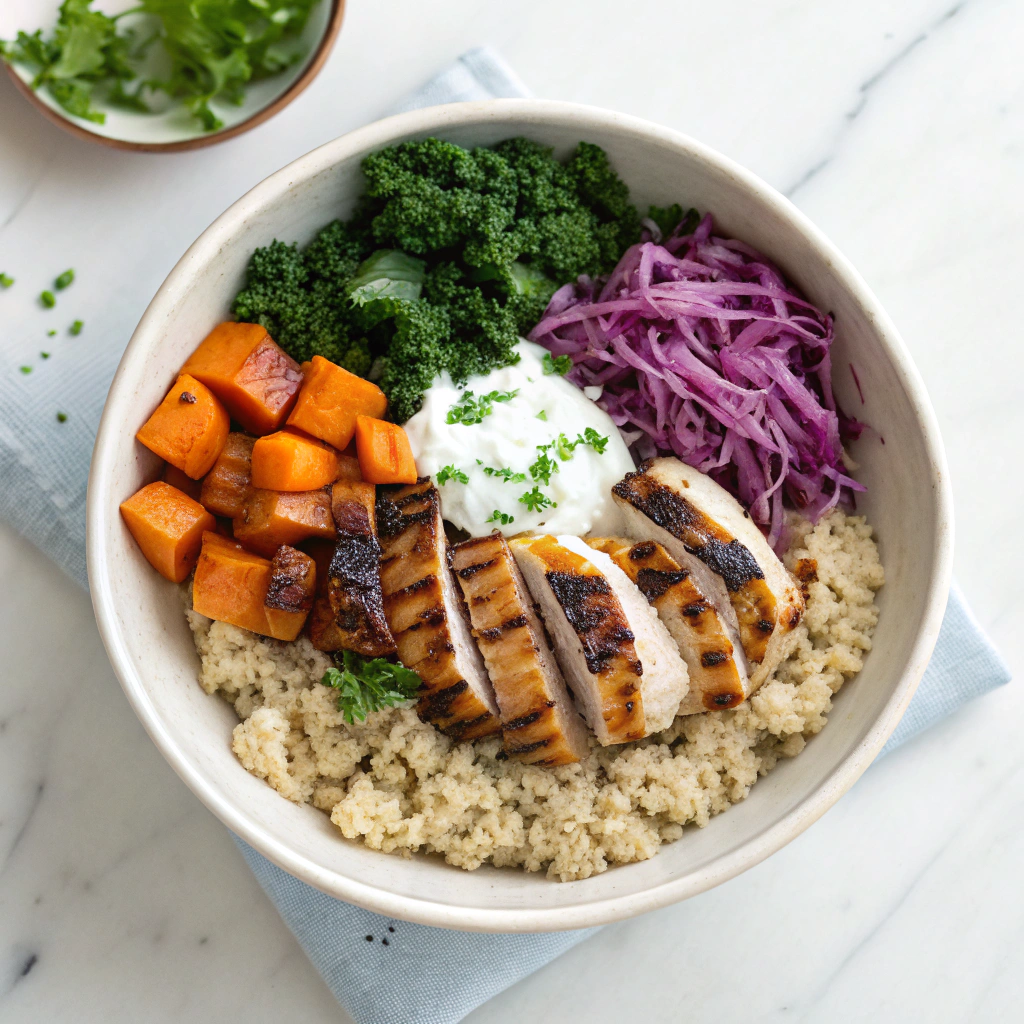 Blackened Chicken and Sweet Potato Bowls Recipe - Recipe Image