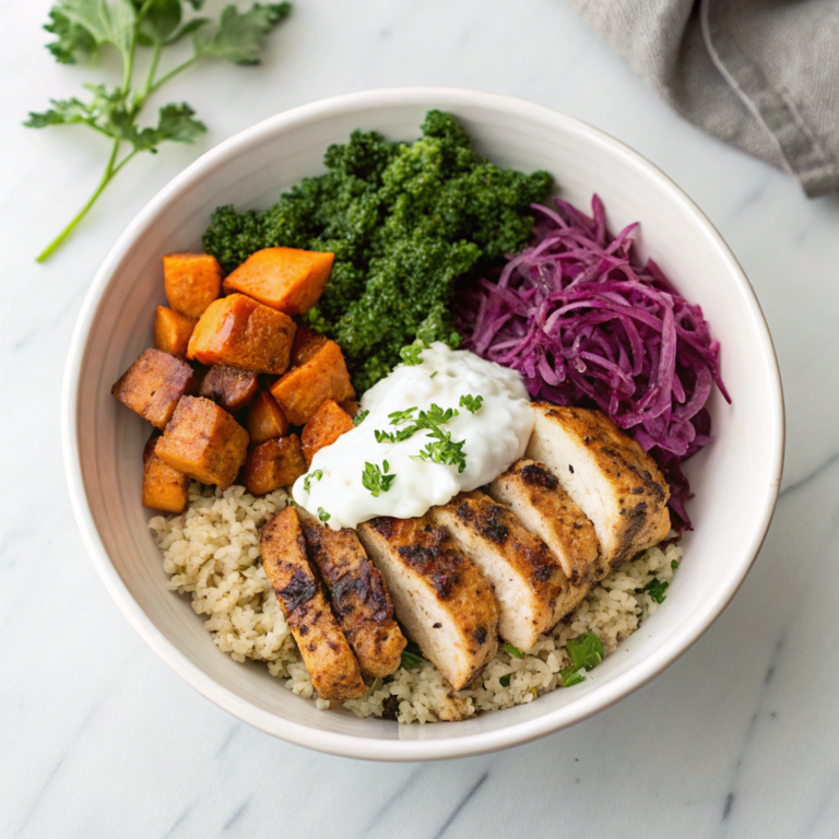 Blackened Chicken and Sweet Potato Bowls Recipe