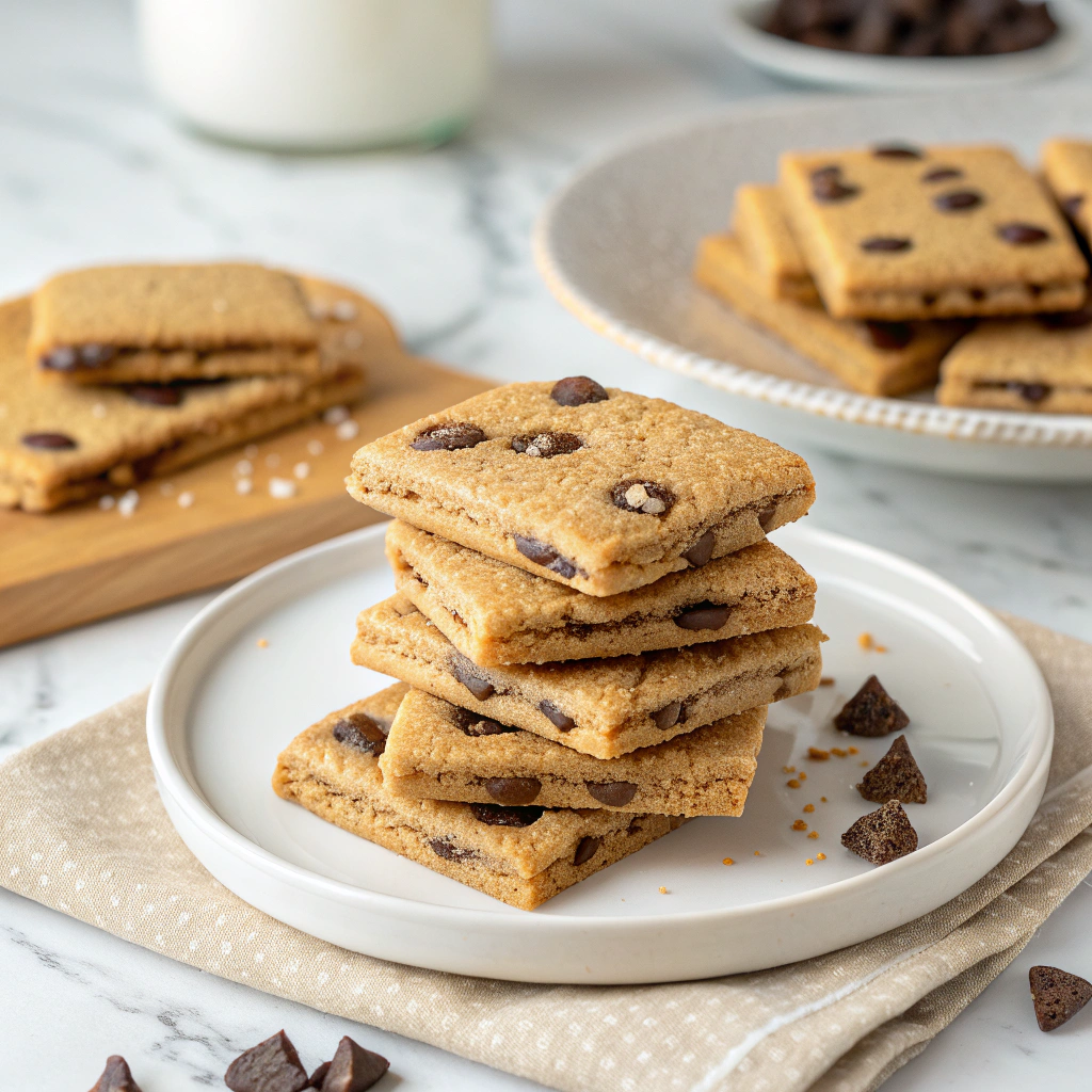 Chocolate Chip Shortbread Cookies Recipe - Recipe Image