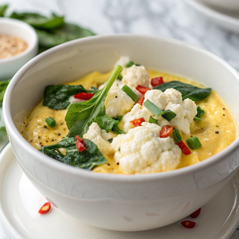 Scrambled Eggs with Spinach Recipe