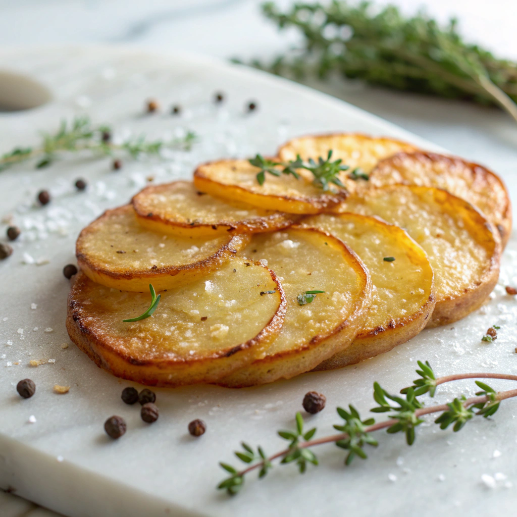Crispy Parmesan and Gruyère Potato Gratin Recipe - Recipe Image