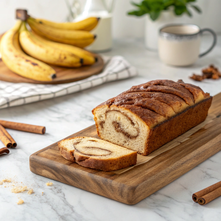 Classic Cinnamon Swirl Banana Bread Recipe
