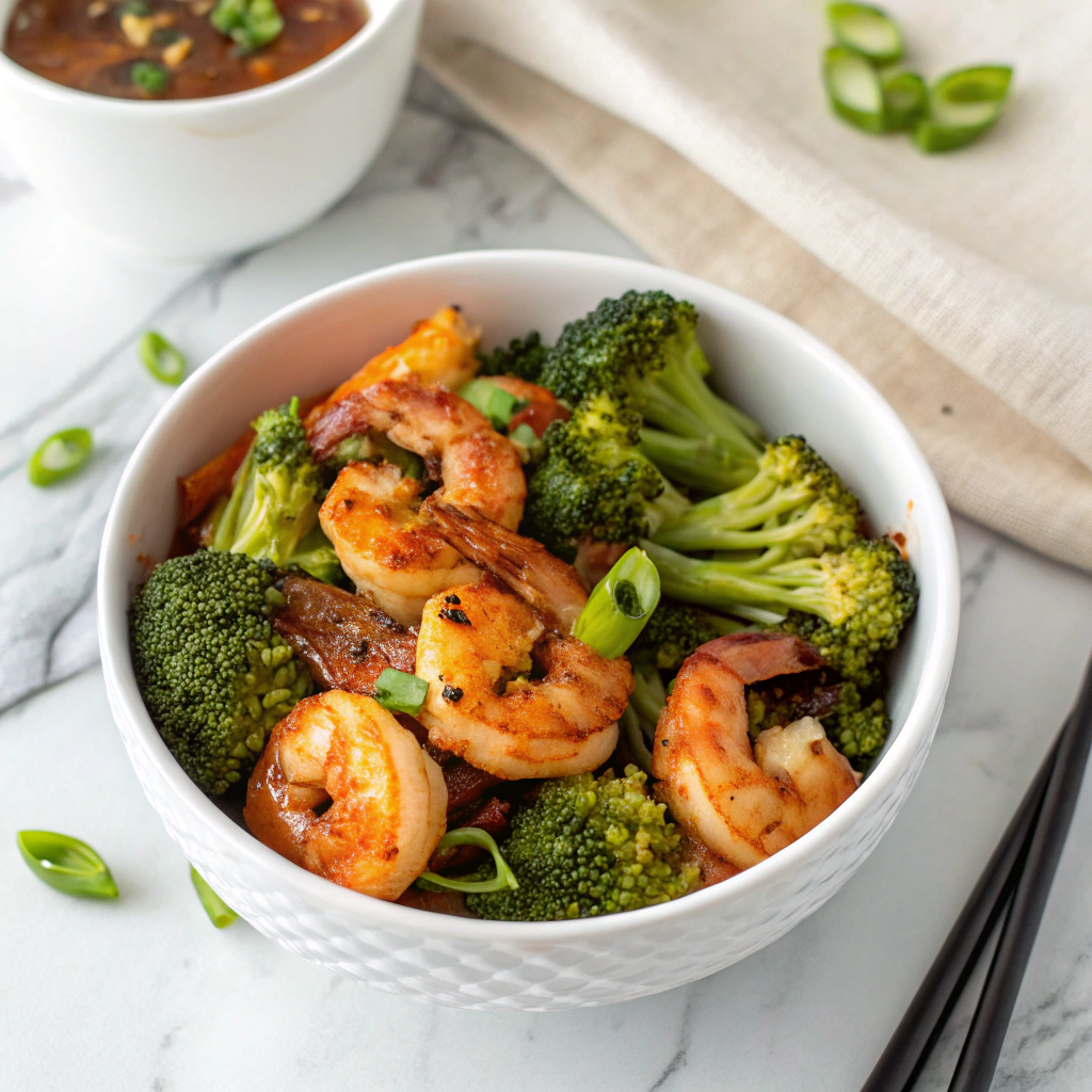 Garlic Shrimp and Broccoli Stir-Fry Recipe - Recipe Image