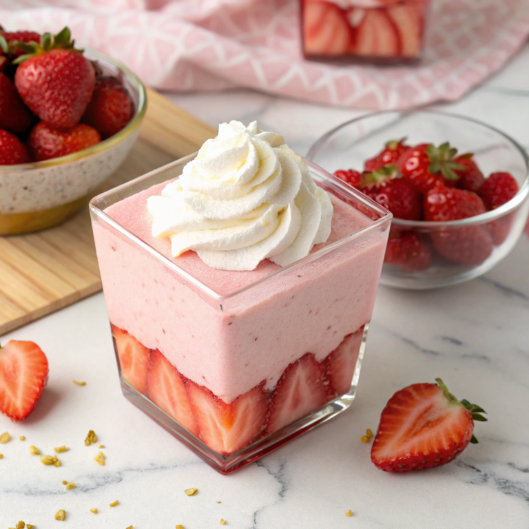 Creamy Strawberry Mousse Recipe