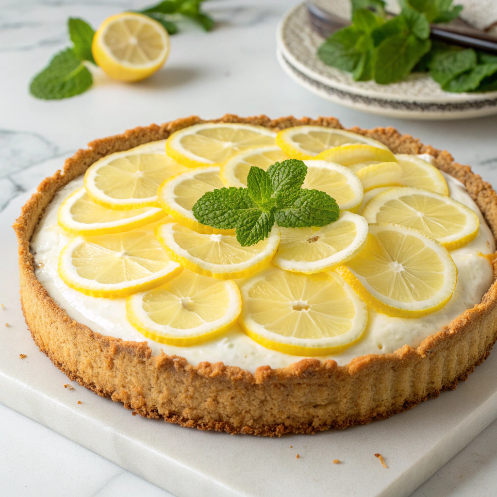 No-Bake Lemonade Pie Recipe - Recipe Image