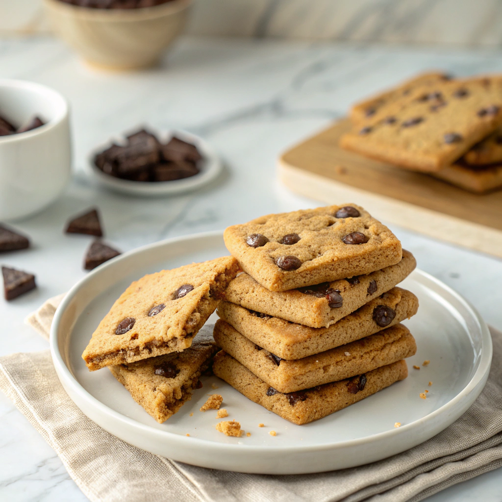 Chocolate Chip Shortbread Cookies Recipe - Recipe Image