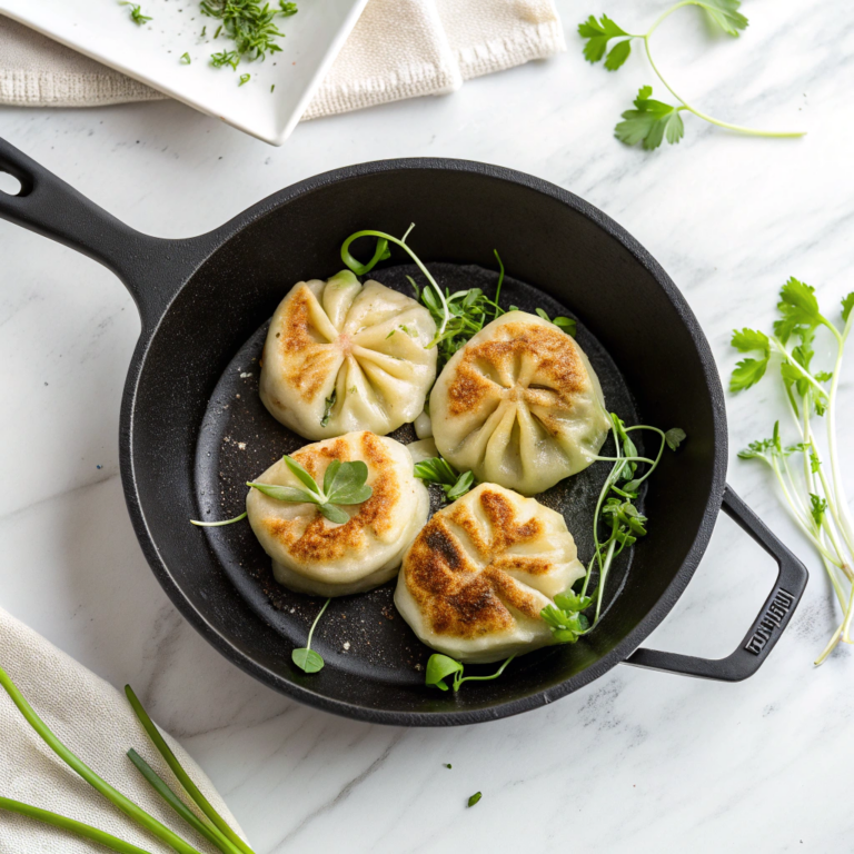 Pan-Fried Cabbage and Noodle Buns Recipe