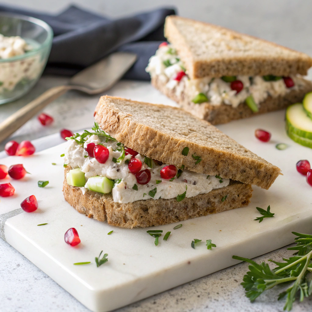 Pomegranate Apple Chicken Salad Recipe - Recipe Image
