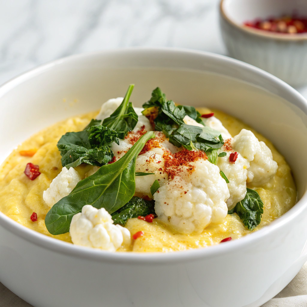 Scrambled Eggs with Spinach Recipe - Recipe Image