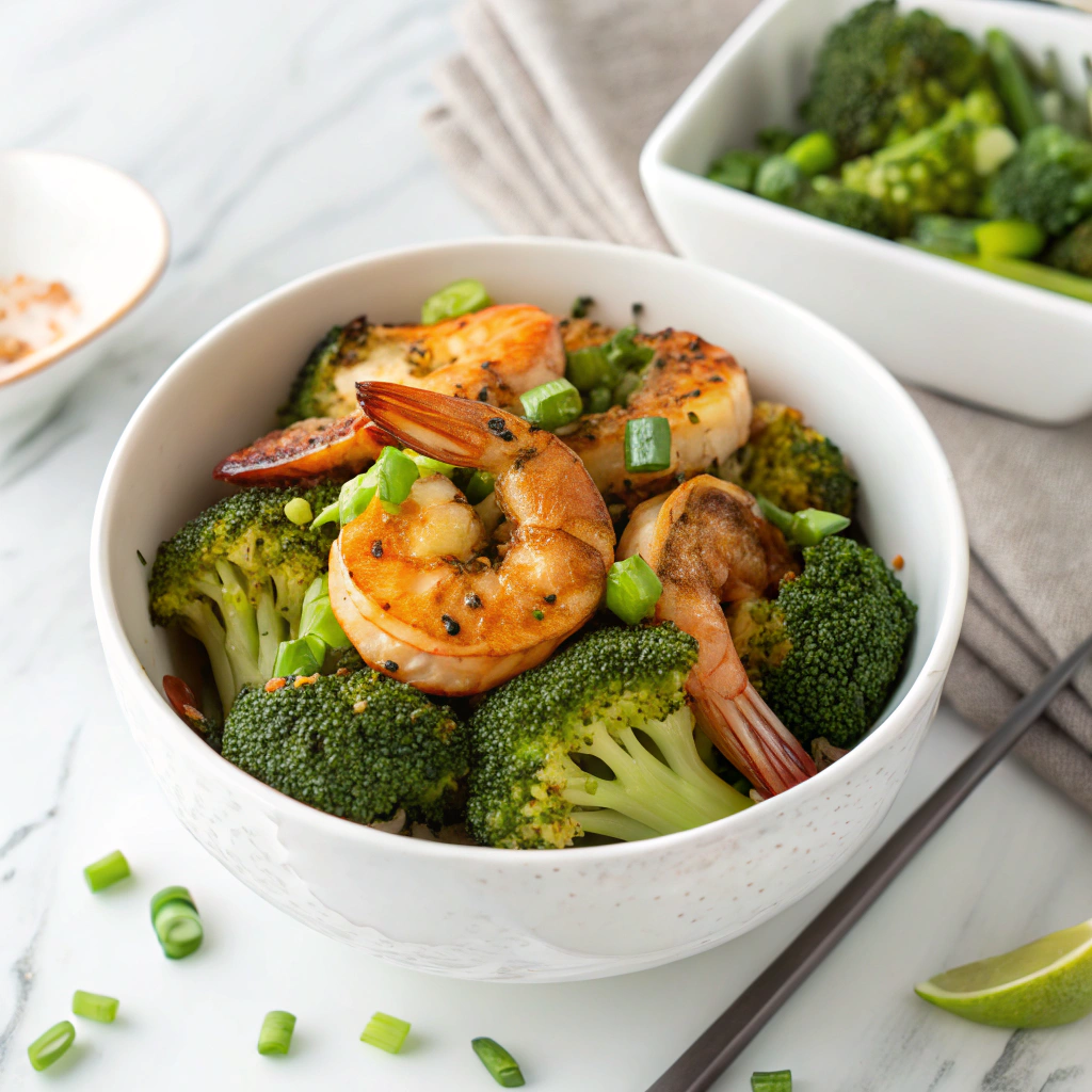 Garlic Shrimp and Broccoli Stir-Fry Recipe - Recipe Image