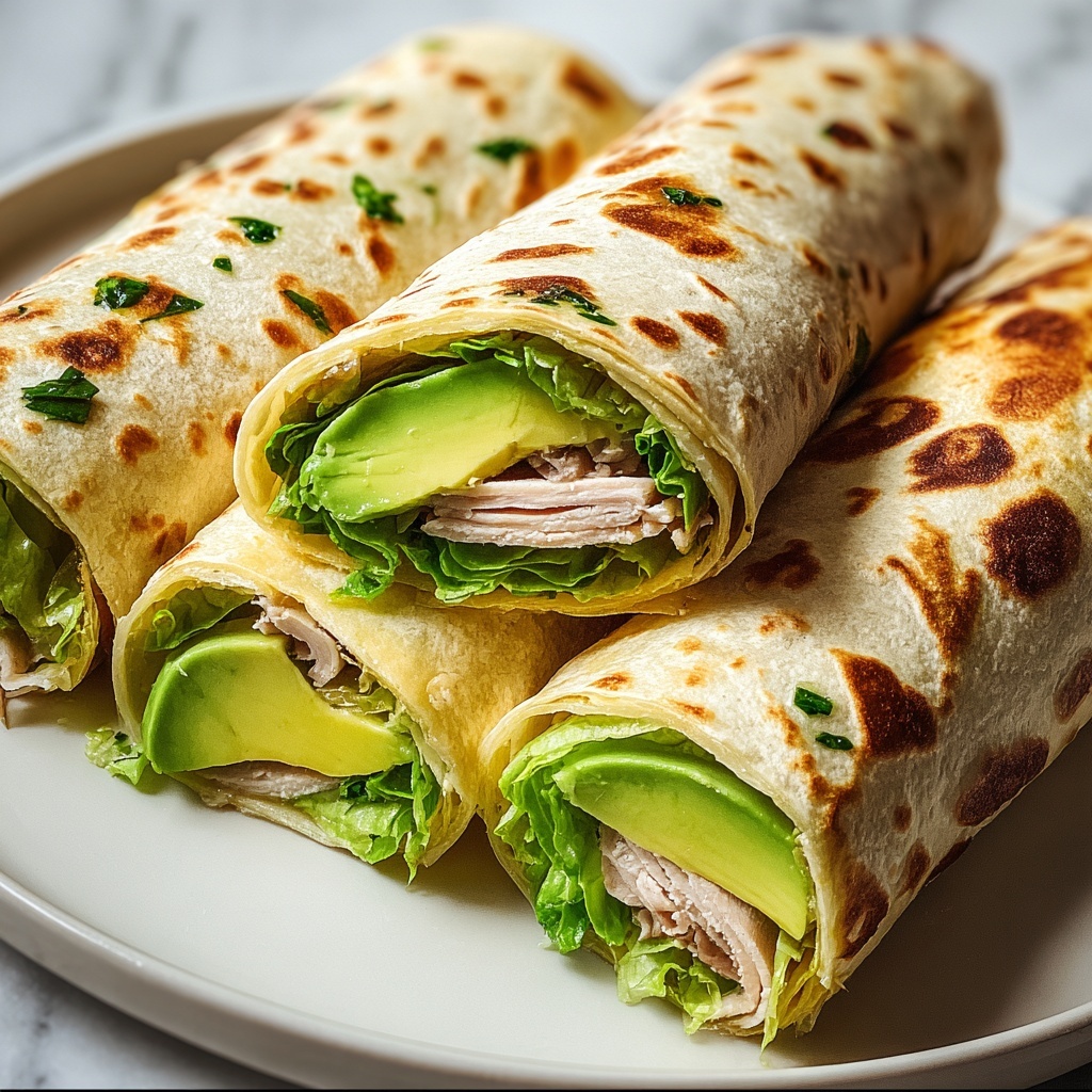 Turkey and Avocado Roll-Ups Recipe - Recipe Image