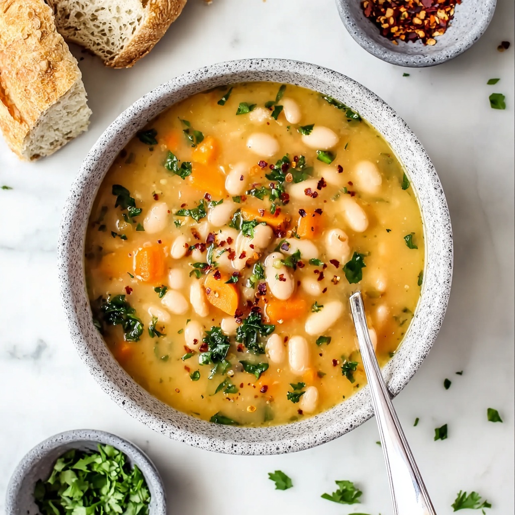 Tuscan White Bean Soup Recipe - Recipe Image