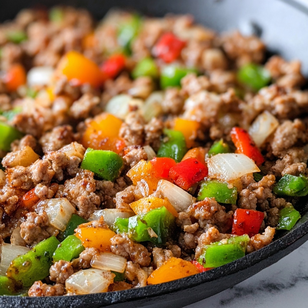 One-Pan Ground Kung Pao Chicken Recipe - Recipe Image