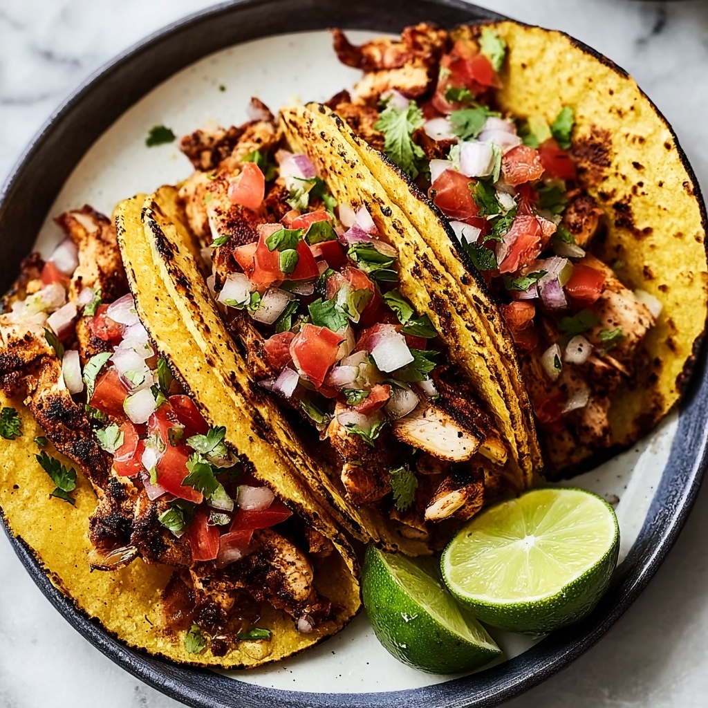 The BEST Grilled Chicken Tacos Recipe - Recipe Image