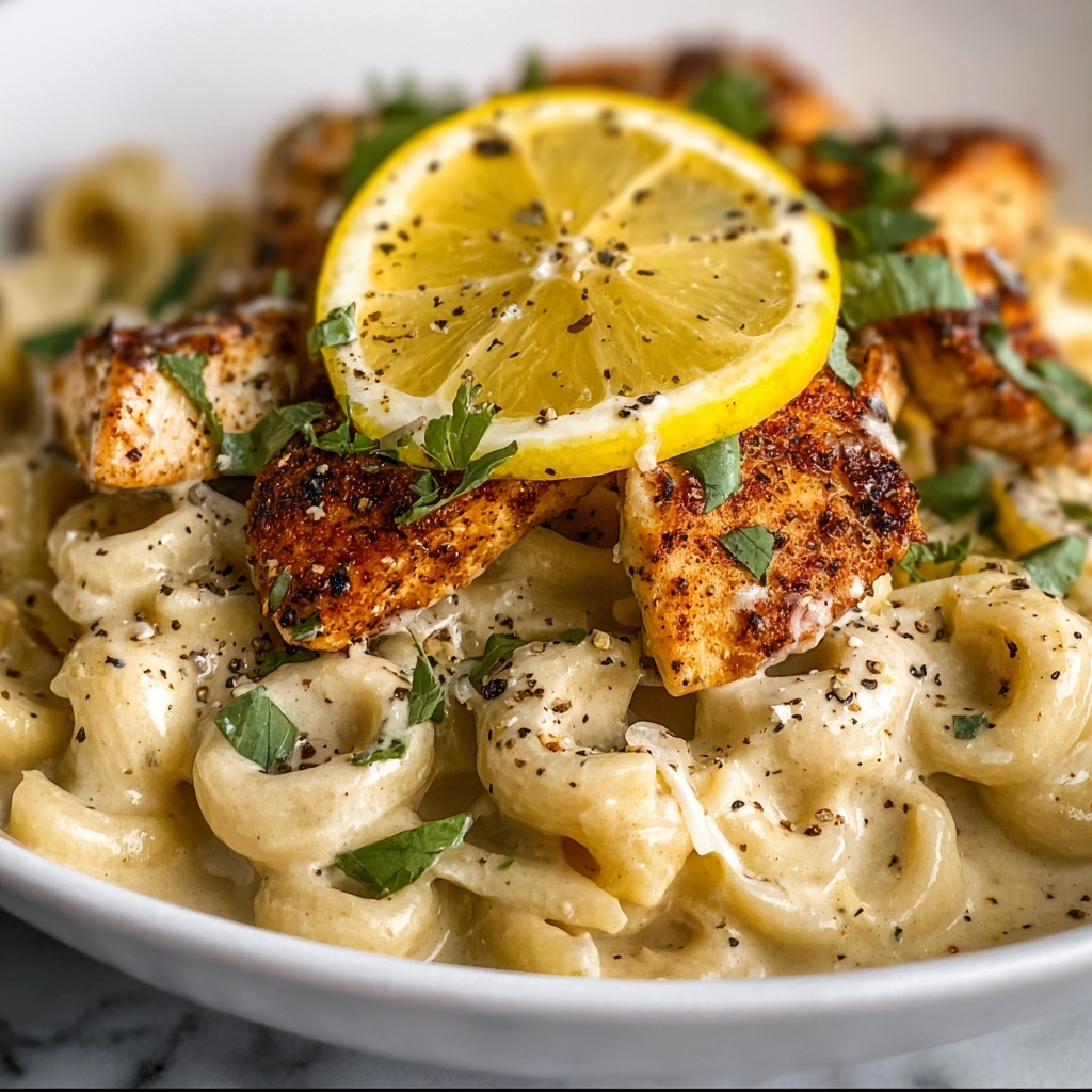 Zesty Lemon Pepper Chicken Pasta Recipe - Recipe Image