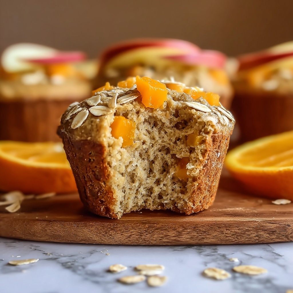 Oatmeal, Apple, and Carrot Breakfast Muffins Recipe - Recipe Image