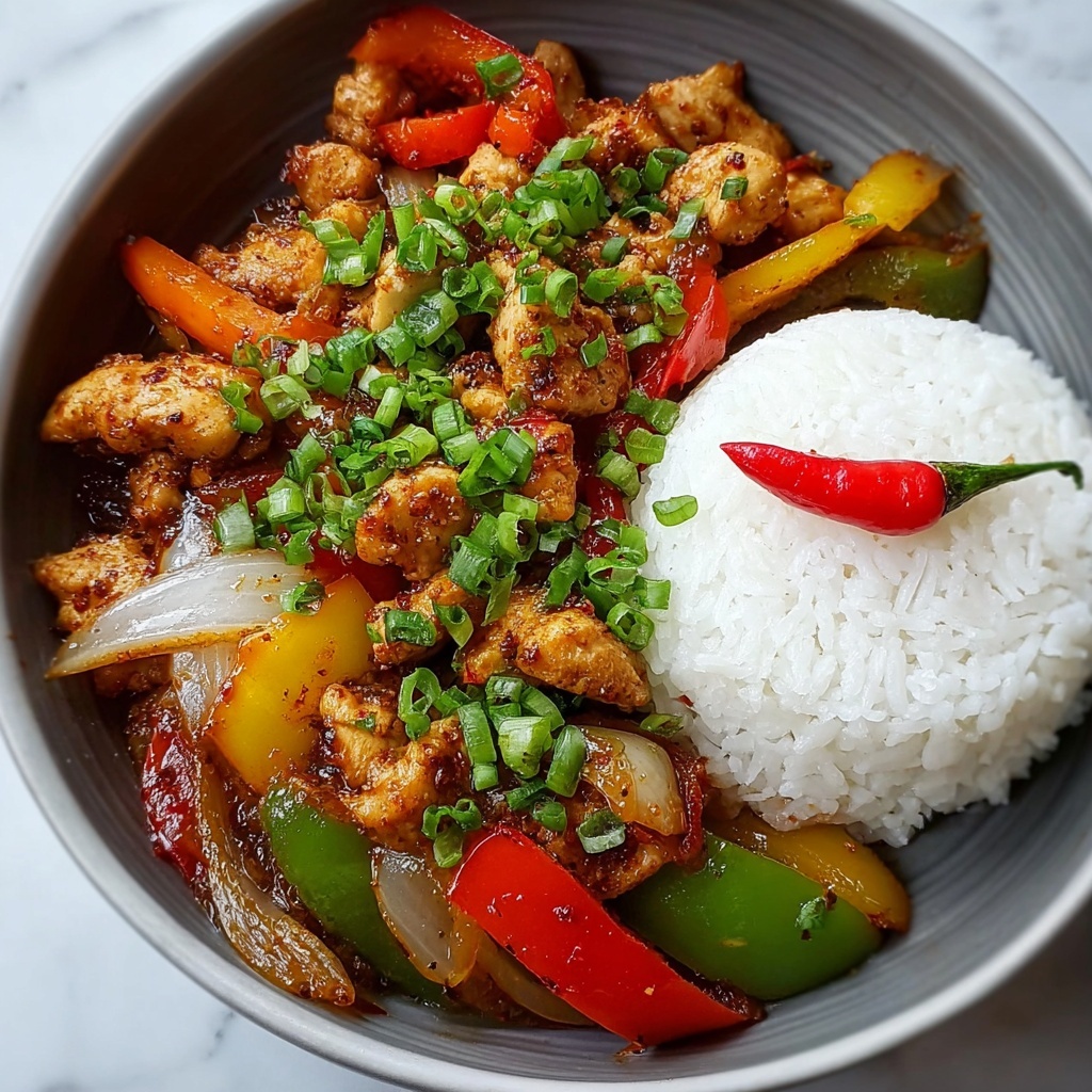 Stir-Fried Chinese Garlic Chicken Recipe - Recipe Image