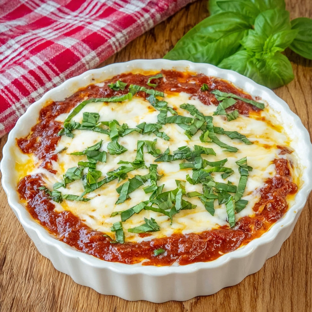 Spaghetti Pie with Italian Sausage, Basil, and Four Cheeses Recipe - Recipe Image