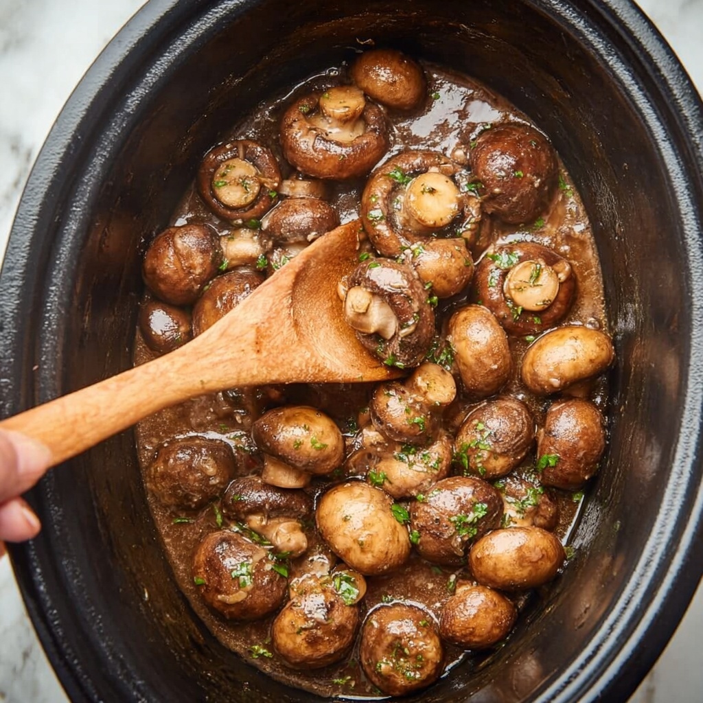 Italian Ranch Mushrooms Recipe - Recipe Image