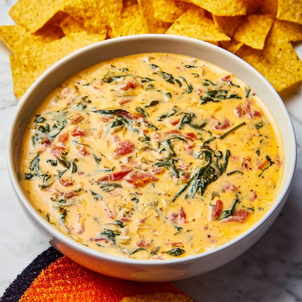 Easy Spinach Queso Recipe - Recipe Image