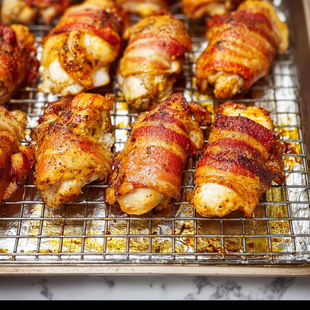 Bacon-Wrapped BBQ Hot Sauce Chicken Wings Recipe - Recipe Image