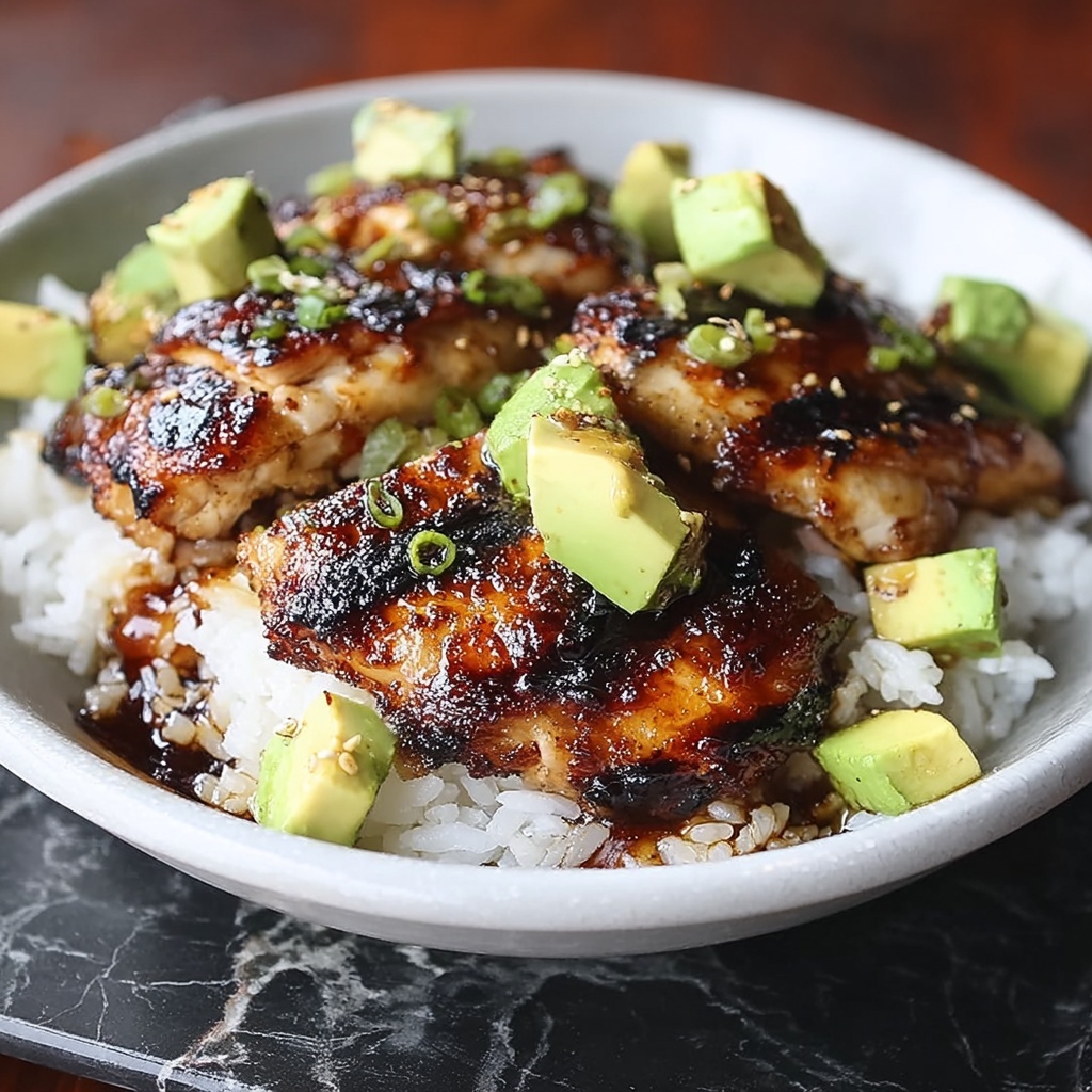 Honey Chipotle Chicken with Cilantro Lime Salsa and Rice Recipe - Recipe Image