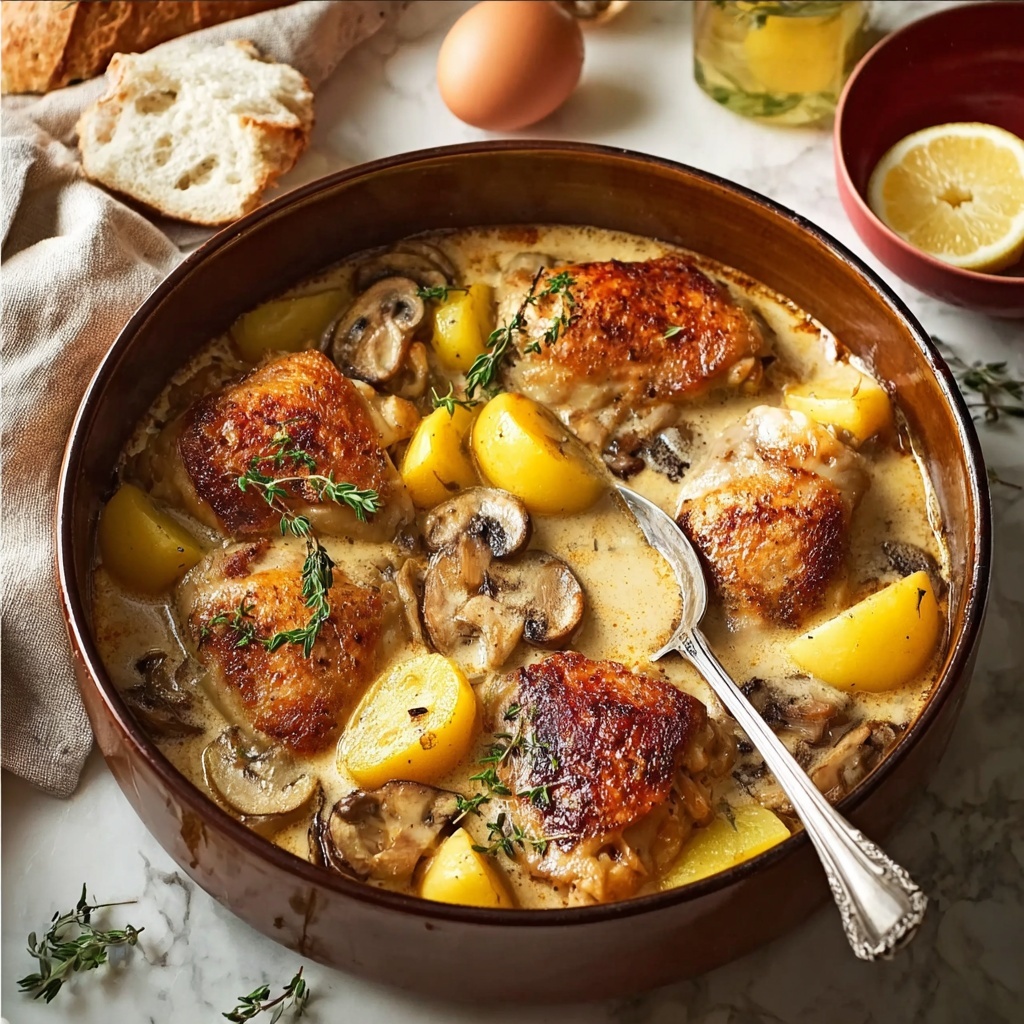 French Chicken Casserole Recipe - Recipe Image