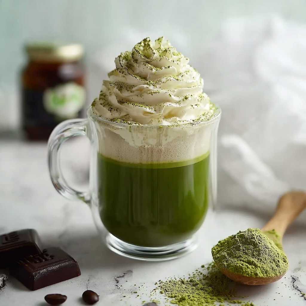 Matcha White Hot Chocolate Recipe - Recipe Image