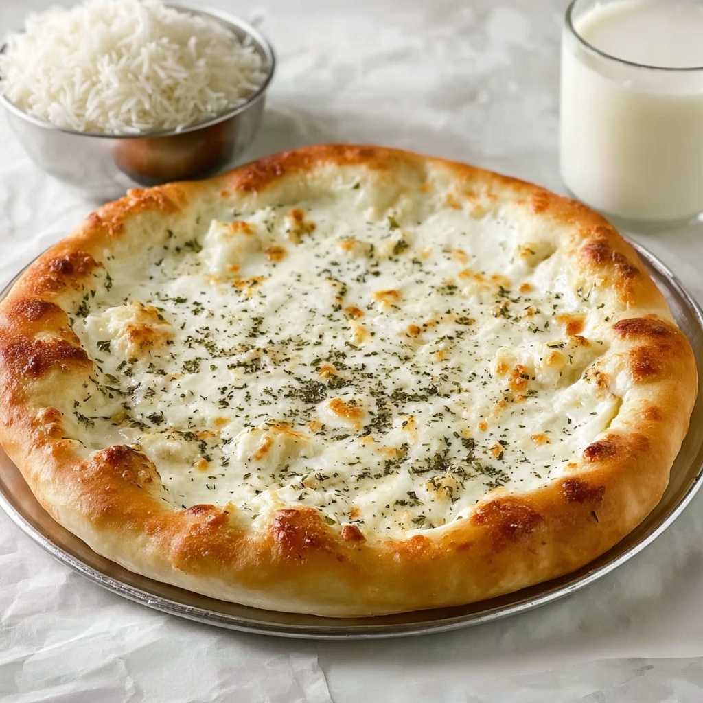 Creamy Garlic White Pizza Sauce Recipe - Recipe Image