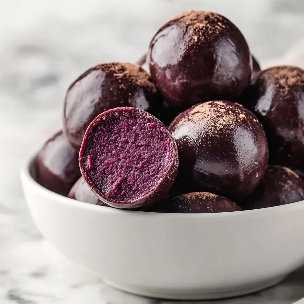 Fudgy Chocolate Beet Truffles Recipe - Recipe Image