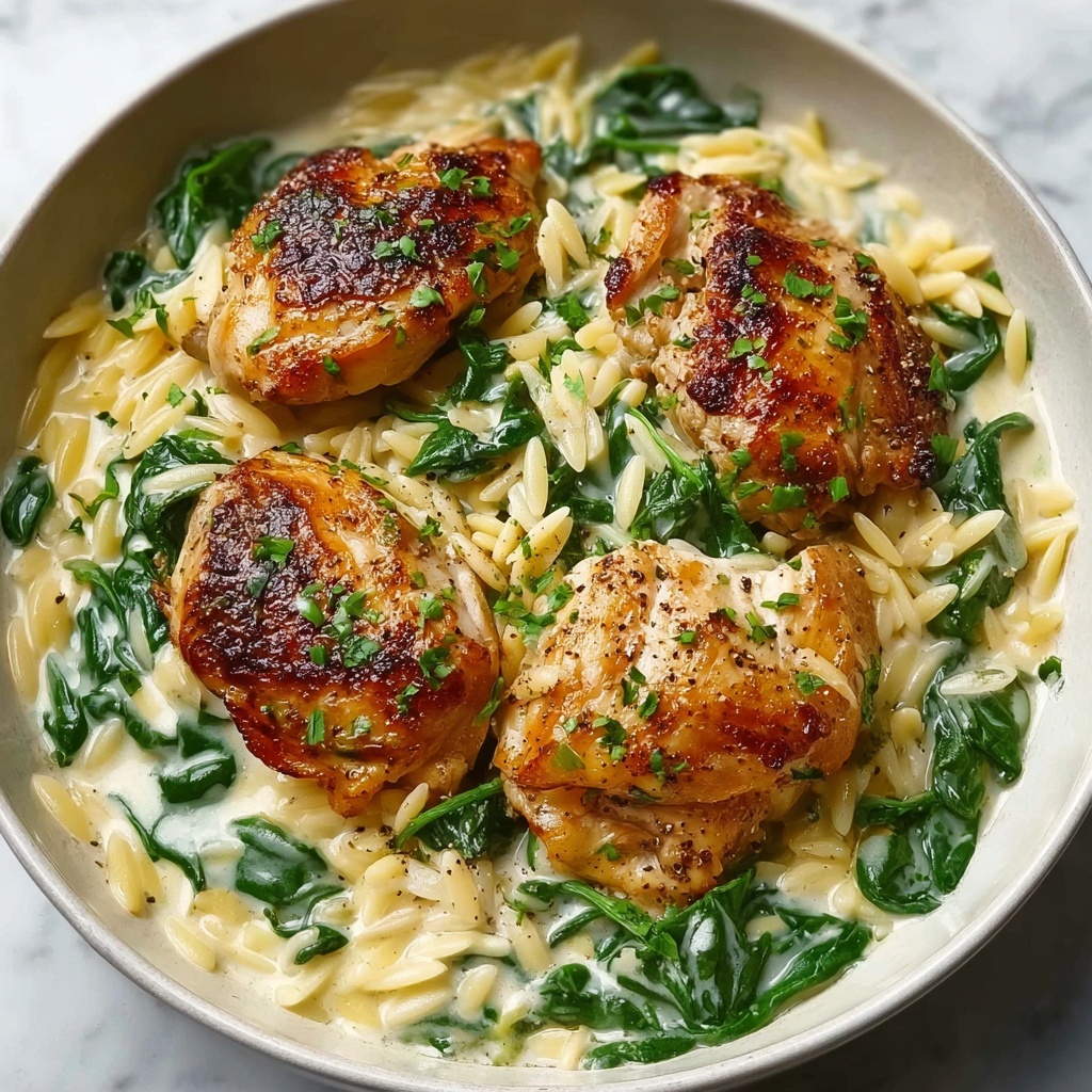 Boursin Orzo with Chicken Recipe - Recipe Image