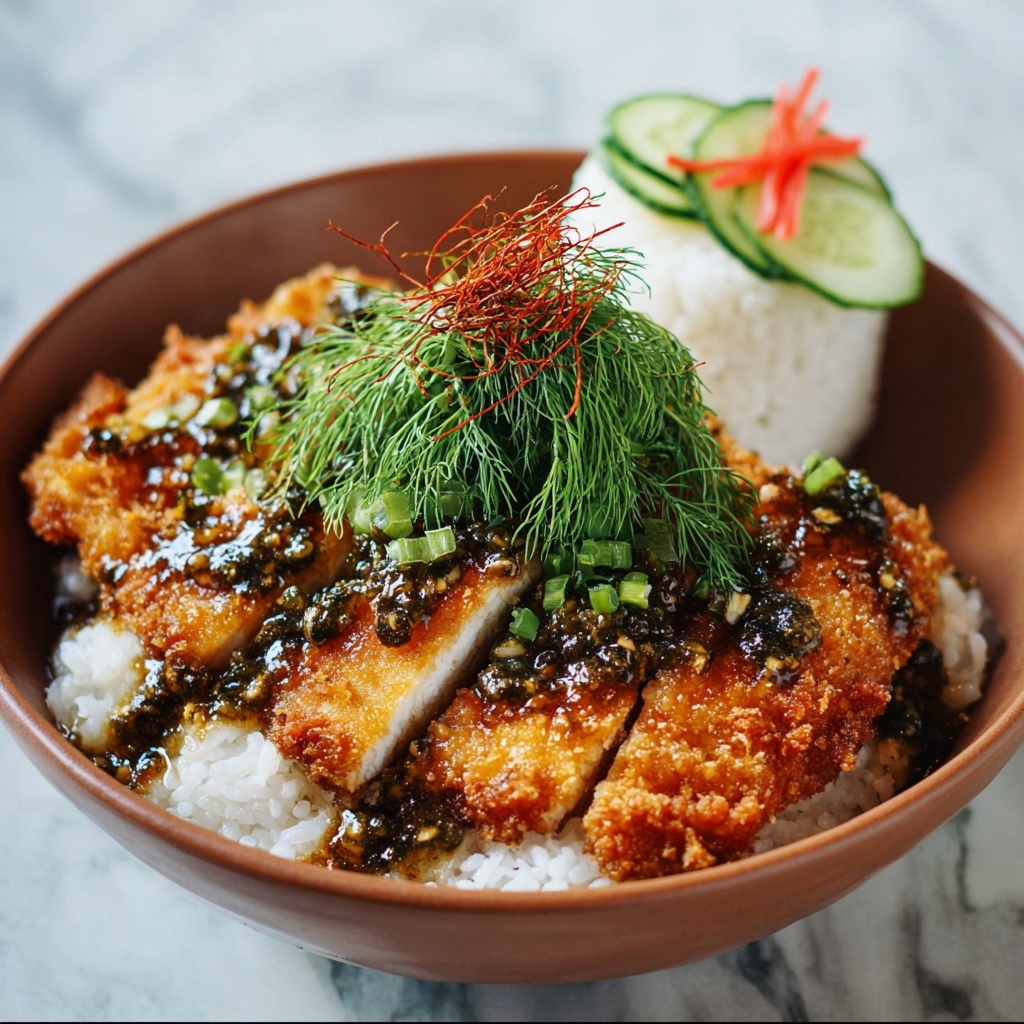 Taiwanese Fried Chicken Cutlet with Orange Honey and Miso Glaze Recipe - Recipe Image