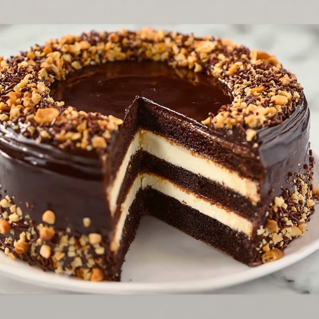Turtle Chocolate Layer Cake Recipe - Recipe Image