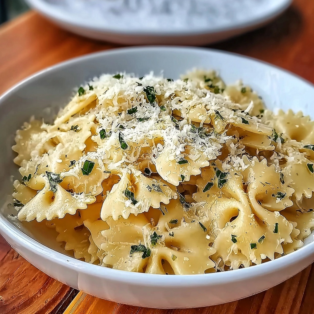 Garlic Parmesan Pasta Recipe - Recipe Image